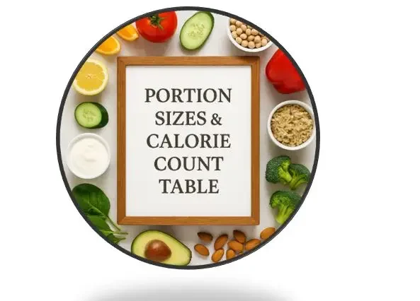 Mastering Nutrition: Calorie Counts & Portion Sizes Across 6 Essential Food Classes